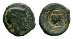 Greek Uncertain coin with Owl countermark on it,

Weight: 3,85 gr
Diameter: 15,00 mm
