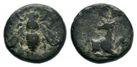 Ionia, Ephesos . Circa 200-190 BC.AE Bronze

Weight: 1,68 gr
Diameter: 12,00 mm