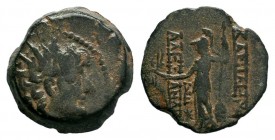 Seleukid Kingdom. Antioch. Alexander II Zabinas 128-123 BC. Dated SE 184=129/8 BC. Bronze Æ

Weight: 6,56 gr
Diameter: 20,00 mm
