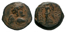Seleukid Kingdom. Uncertain southern Phoenician mint. Antiochos IX Philopator 114-95 BC. Bronze

Weight: 4,05 gr
Diameter: 18,00 mm