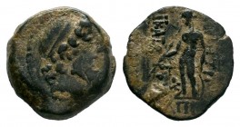 SELEUKID KINGS OF SYRIA. Antiochos IV Epiphanes, 175-164 BC. Bronze

Weight: 5,89 gr
Diameter: 19,00 mm