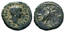 Bithynia, Prusa ad Olympum. Trajan. A.D. 98-117. AE, obv. ΑΥ ΝΕΡ ΤΡΑΙΑΝΟϹ Κ Ϲ Γ Δ , Rev, ΠΡΟΥϹΑ

Weight: 3,06 gr
Diameter: 15,00 mm...
