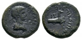 Lydia, Hierocaesaraea Æ16. Pseudo-autonomous issue, time of Nero, AD 54-68.

Weight: 4.05 gr
Diameter: 15,00 mm