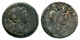 SYRIA. Seleucis and Pieria. Laodicea ad Mare. Trajan (98-117). Ae. Dated CY 162 (114/5).
Obv: AYTOKP NЄP TPAIANOC APICT KAIC CЄB ΓЄP ΔAK.
Laureate hea...
