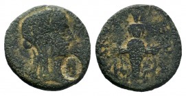 IONIA. Ephesos. Ae (Circa 48-27 BC).

Weight: 10,75 gr
Diameter: 24,65 mm