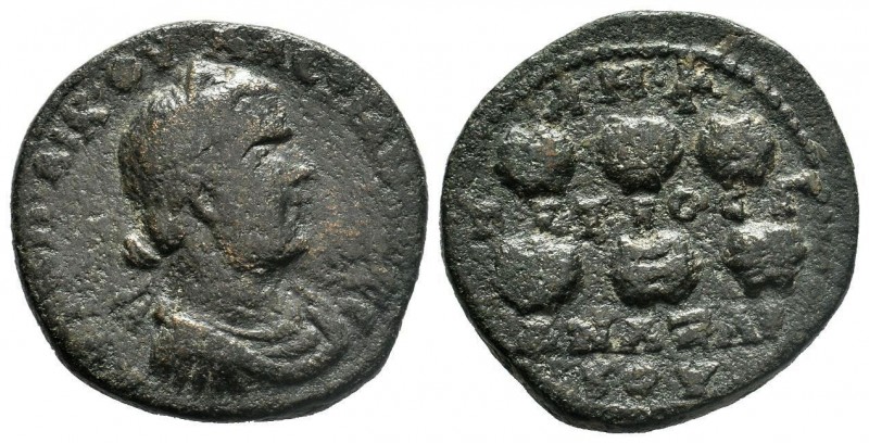 CILICIA, Anazarbos. Valerian I, 253-260 AD. Æ

Weight: 5,26 gr
Diameter: 18,35 m...