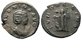 SALONINA, wife of Gallienus, 254-268 AD. AE Antoninianus

Weight: 3,16 gr
Diameter: 20,75 mm
