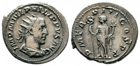 Philippus I (244-249 AD). AR Antoninianus

Weight: 4,04 gr
Diameter: 22,00 mm