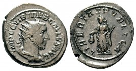 Trebonianus Gallus AR Antoninianus. Rome, 251-253.

Weight: 4,72 gr
Diameter: 24,50 mm