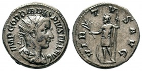 Gordian III AR Antoninianus. Rome, AD 241-243.

Weight: 4,73 gr
Diameter: 21,00 mm