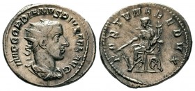 Gordian III AR Antoninianus. Rome, AD 241-243.

Weight: 4,19 gr
Diameter: 21,50 mm