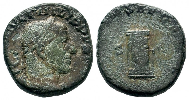 Philippus I (244-249 AD). AE Sestertius

Weight: 15,42 gr
Diameter: 26,00 mm