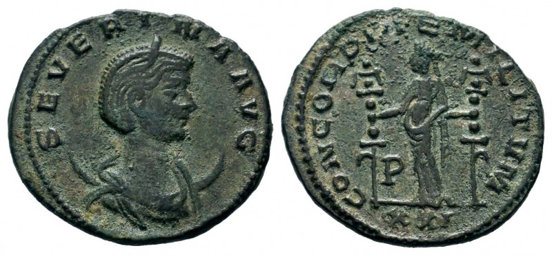 Severina. AD. 270-275. Æ Antonininaus. Siscia mint. SEVERINAE AVG. Diademed and ...