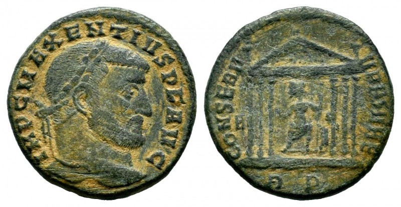 Maxentius (306-312 AD). AE Nummus

Weight: 6,70 gr
Diameter: 25,00 mm