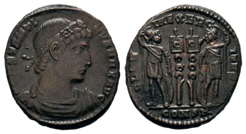 Constantine I. AE Follis, AD 307/10-337.

Weight: 2,76 gr
Diameter: 14,00 mm