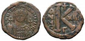 Justinian I. 527-565. Æ Follis

Weight: 10,25 gr
Diameter: 28,00 mm