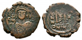 Maurice Tiberius. A.D. 582-602. AE Follis

Weight: 12,01 gr
Diameter: 29,50 mm