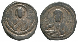 Romanus IV, Class G anonymous follis, 1068-1071 AD.

Weight: 10,64 gr
Diameter: 28,00 mm