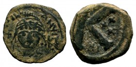 Justinian I. AE Half Follis, 527-565 AD.

Weight: 4,99 gr
Diameter: 19,50 mm