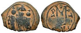 ARAB-BYZANTINE. Early Caliphate (636-660). Ae Fals.

Weight: 5,08 gr
Diameter: 22,50 mm