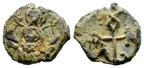 Byzantine Lead Seals. 9th -14th AD.

Weight: 6,95 gr
Diameter: 19,50 mm