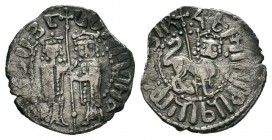 Armenia, Hetoum I and Zabel AR HALF Tram. AD 1226-1270.

Weight: 1,36 gr
Diameter: 15,00 mm