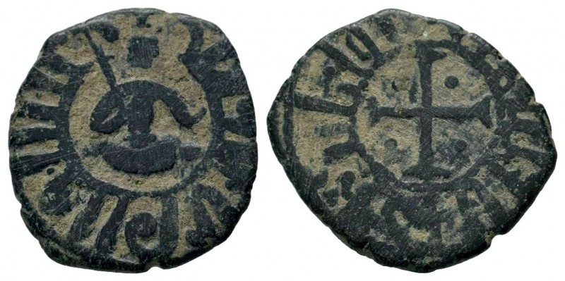 Cilician Armenia, Crusaders Ae, Kardez

Weight: 3,02 gr
Diameter: 20,50 mm