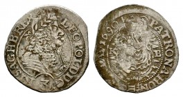 Leopold I (1657-1705). AR T

Weight: 1,40 gr
Diameter: 21,00 mm