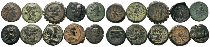 Lot of ca. 10 Greek coins / SOLD AS SEEN, NO RETURN!