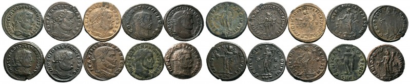 Lot of ca. 10 Roman Imperial coins / SOLD AS SEEN, NO RETURN!