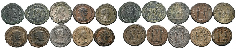 Lot of ca. 10 Roman Imperial coins / SOLD AS SEEN, NO RETURN!