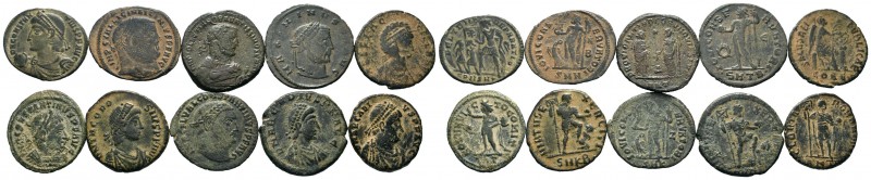 Lot of ca. 10 Roman Imperial coins / SOLD AS SEEN, NO RETURN!