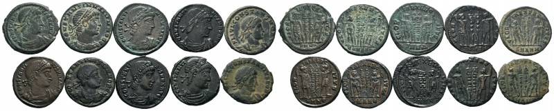 Lot of ca. 10 Roman Imperial coins / SOLD AS SEEN, NO RETURN!