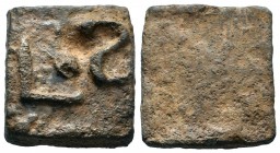 Ancient Greek Weight, ca. 305-288 B.C.

Weight: 155,00 gr
Diameter: 42,00 mm