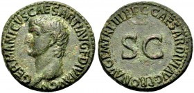 IN MEMORIAM MARKUS R. WEDER
RÖMISCHE MÜNZEN.  KAISERZEIT.  Germanicus Caesar, Vater des Caligula, gest. 19. As, postum, unter Caligula, 39-40. GERMAN...
