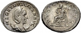 IN MEMORIAM MARKUS R. WEDER
RÖMISCHE MÜNZEN.  KAISERZEIT.  Herennia Etruscilla, Gattin des Traianus Decius, 249-251. Antoninian. Drap. Büste auf Mond...