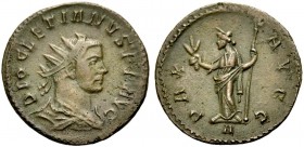 IN MEMORIAM MARKUS R. WEDER
RÖMISCHE MÜNZEN.  KAISERZEIT.  Diocletianus, 284-305. Aurelianus, Lugdunum, 294. Gep., drap. Büste mit Strkr. n.r. Rv. PA...