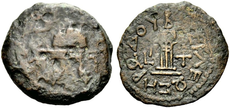 GRIECHISCHE MÜNZEN UNTER RÖMISCHER HERRSCHAFT
JUDÄA.  KÖNIGE.  Herodes der Gros...