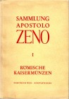 NUMISMATISCHE LITERATUR
AUKTIONSKATALOGE UND VERKAUFSLISTEN.  DOROTHEUM, Wien. Auktion vom 13. 6. 1955. Slg. Apostolo Zeno. Teil I, Römische Kaisermü...