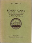 NUMISMATISCHE LITERATUR
AUKTIONSKATALOGE UND VERKAUFSLISTEN.  SOTHEBY & CO., London - New York - Zürich. Auktion von 4. 11. 1982. Roman Coins from th...
