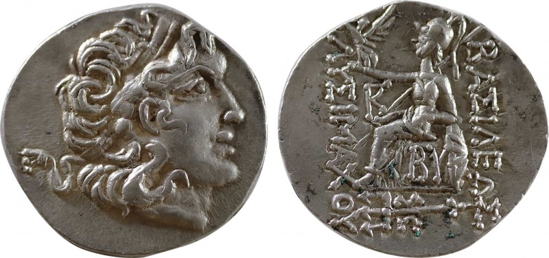 KINGS OF THRACE (Macedonian). Lysimachos (150-120 BC). Tetradrachm. Byzantion.
O...