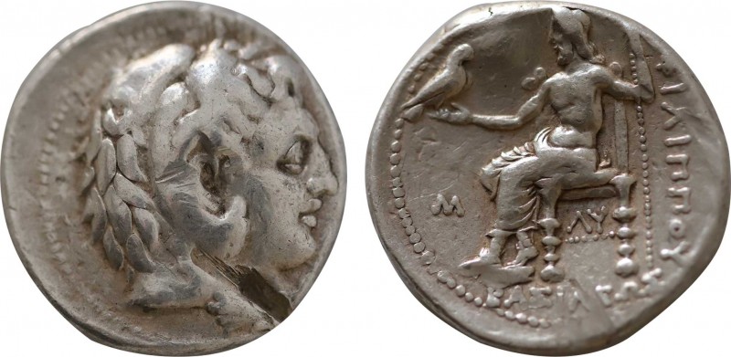 KINGS OF MACEDON. Philip III Arrhidaios (323-317 BC). Tetradrachm. Babylon.
Obv:...
