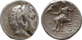 KINGS OF MACEDON. Philip III Arrhidaios (323-317 BC). Tetradrachm. Babylon.
Obv: Head of Herakles right, wearing lion skin.
Rev: ΦIΛIΠΠOY / ΒΑΣΙΛΕΩΣ.
...