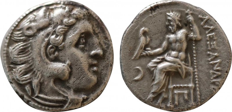 KINGS OF MACEDON. Alexander III 'the Great' (336-323 BC). Drachm. 'Kolophon'.
Ob...