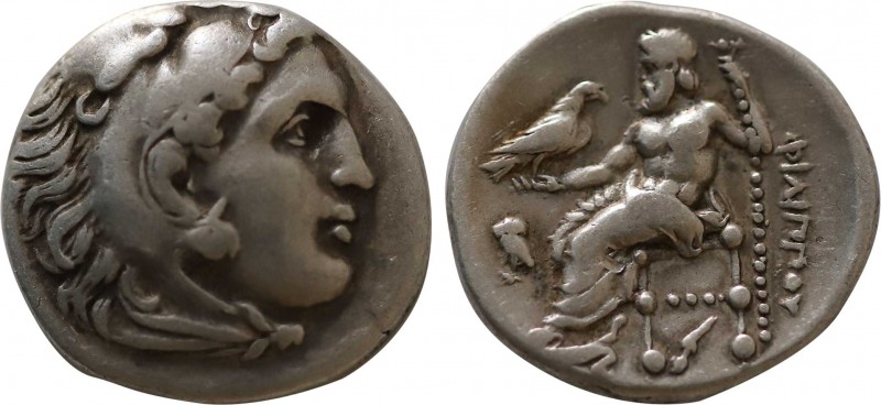 KINGS OF MACEDON. Philip III Arrhidaİus. (323-317 BC).
Drachm, Abydus (?). Obv: ...