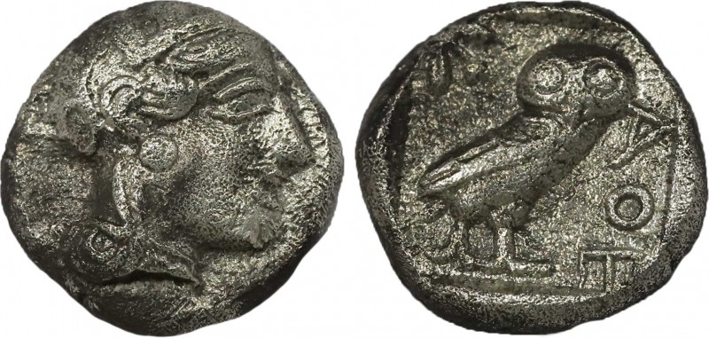 ATTICA. Athens. Drachm (Circa 454-404 BC).
Obv: Helmeted head of Athena right.
R...