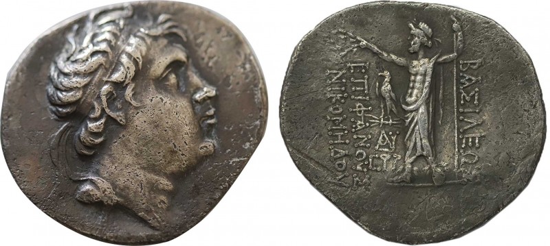KINGS OF BITHYNIA. Nikomedes II Epiphanes (149-127 BC). Tetradrachm.
Obv: Diade...