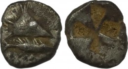 MYSIA. Kyzikos. Obol (Circa 600-550 BC).
Obv: Head of tunny right.
Rev: Incuse square punch.
Von Fritze IX 2.
Rare
Condition: Very fine.
Weight: 0.51 ...