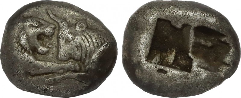 KINGS OF LYDIA. Kroisos (Circa 564/53-550/39 BC). Half Stater or Siglos. Sardes....