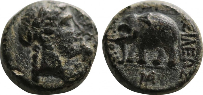 SELEUKID KINGS OF SYRIA. Antiochos III ‘the Great’ (222-187 BC). Ae.
Obv: Laurea...